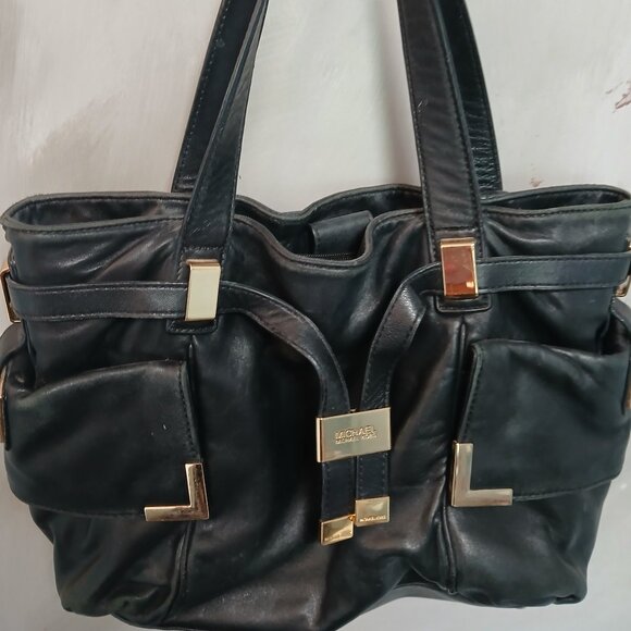 Michael Kors Luxe Leather Satchel - Picture 1 of 14